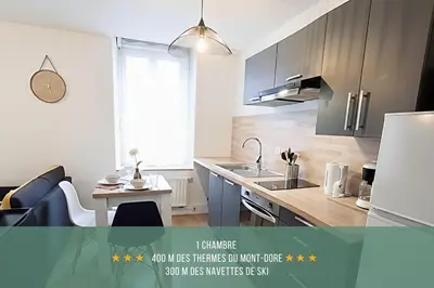 Cuisine ou kitchenette dans l'établissement Villa Jean Julien - Le Capucin - Wifi - 1 chambre - 4 personnes
