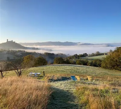 Paysage naturel près de le séjour chez l'habitant