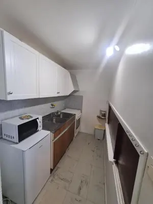 Cuisine ou kitchenette dans l'établissement bel appartement du sancy