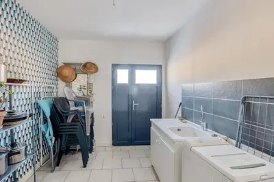 Salle de bains dans l'établissement Gentiane