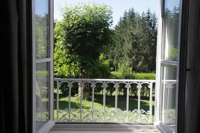 Jardin de l'établissement HOSTELLERIE LA BRUYERE