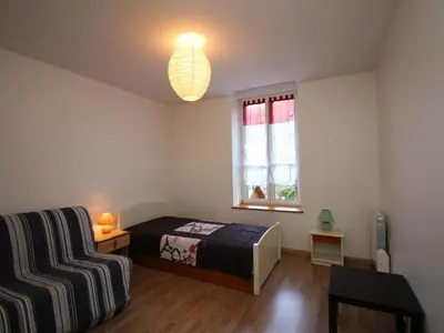 Coin salon dans l'établissement Appartement T3 Mont Dore, Wifi, 5 pers - FR-1-608-35