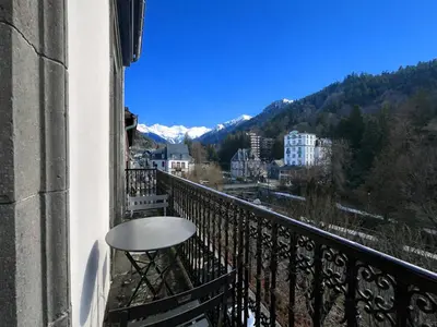Vue générale sur la montagne ou vue sur la montagne depuis l'appartement