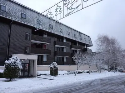 L'établissement Mont-Dore: T2 avec Balcon, Parking Couvert, 4 pers. - FR-1-608-109 en hiver