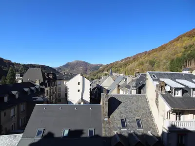 Vue générale sur la montagne ou vue sur la montagne depuis l'appartement
