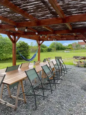 Jardin de l'établissement Maison d'hôtes Ourdeaux et Gite Chez Rouchon