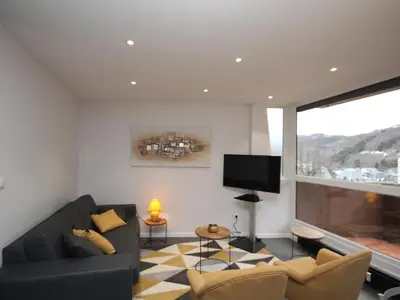 Télévision ou salle de divertissement dans l'établissement Splendide T3 avec Terrasse et Garage, 6 Pers. - FR-1-608-24