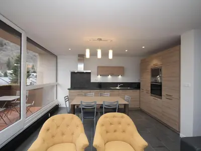 Cuisine ou kitchenette dans l'établissement Splendide T3 avec Terrasse et Garage, 6 Pers. - FR-1-608-24