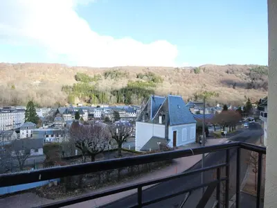 Vue générale sur la montagne ou vue sur la montagne depuis l'appartement