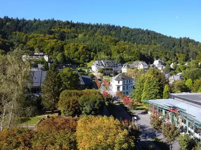 Vue générale sur la montagne ou vue sur la montagne depuis l'appartement