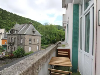 Vue générale sur la montagne ou vue sur la montagne depuis l'appartement