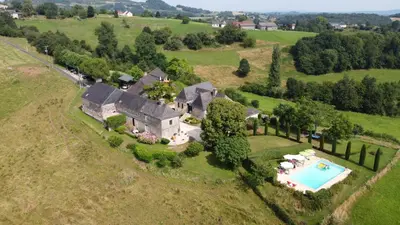 Paysage naturel près de la maison de vacances