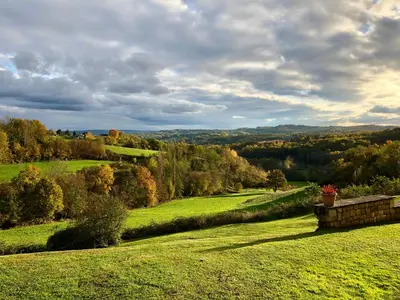 Paysage naturel près de la maison de vacances