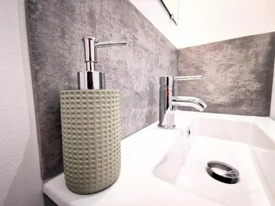 Salle de bains dans l'établissement Skyline Residence 