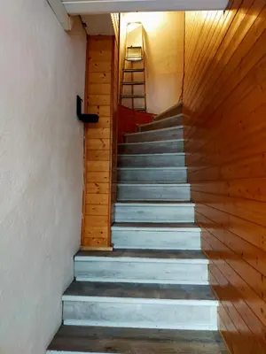 Plan de l'établissement Duplex de 65 m² à l'esprit chalet