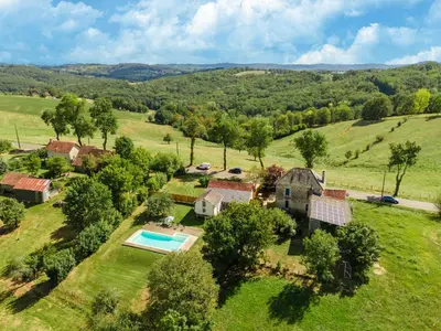 Paysage naturel près de la maison de vacances