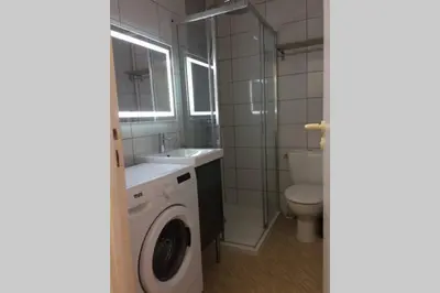 Salle de bains dans l'établissement Studio lumineux avec balcon 2/4 pers. plein centre