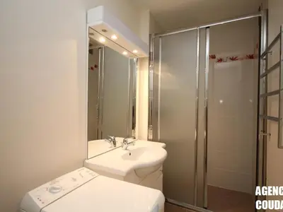 Salle de bains dans l'établissement Bel appartement T2 avec balcon et parking à 220m du centre - FR-1-608-189