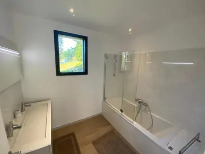 Salle de bains dans l'établissement Villa Durandal