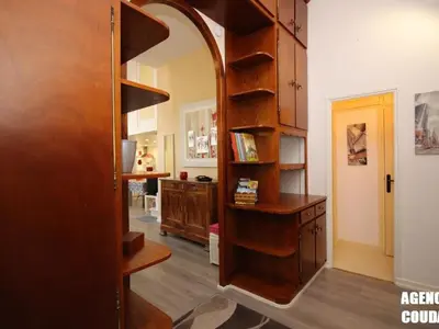 Cuisine ou kitchenette dans l'établissement La Bourboule Centre - Appartement T2 RDC avec WIFI - FR-1-608-19
