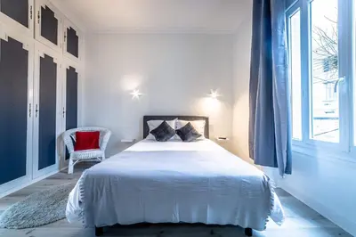 Un ou plusieurs lits dans un hébergement de l'établissement La Dame de Coeur - 1 chambre