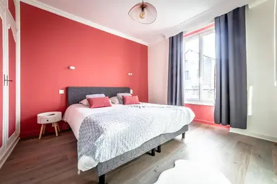 Un ou plusieurs lits dans un hébergement de l'établissement Le Temps Éternel - 1 chambre
