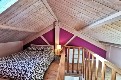 Un ou plusieurs lits dans un hébergement de l'établissement Splendide Maison 5 chambres ! Quartier Historique