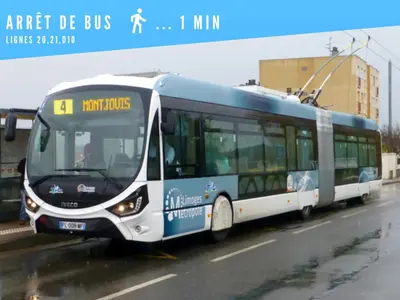 Plan de l'établissement Le LENNON - Centre Ville T2 - Rez-de-chaussée