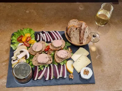 Nourriture dans le B&B/chambre d'hôtes ou à proximité