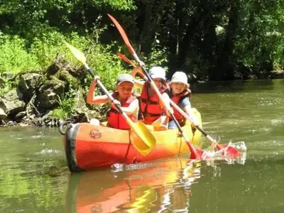 Vue sur la rivière ou le fleuve situé(e) à proximité de la maison de vacances