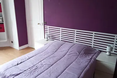 Un ou plusieurs lits dans un hébergement de l'établissement Apt T2 41m2 WIFI 2* 4-6 pers. La BOURBOULE