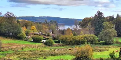 Paysage naturel près de le camping