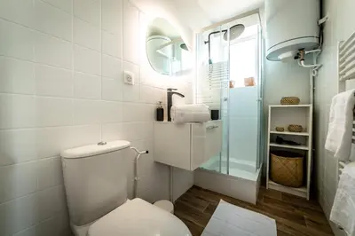 Salle de bains dans l'établissement Le Cocon Urbain - 1 Chambre