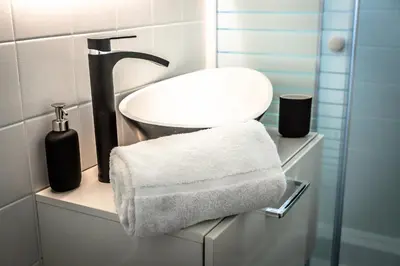 Salle de bains dans l'établissement Le Cocon Urbain - 1 Chambre