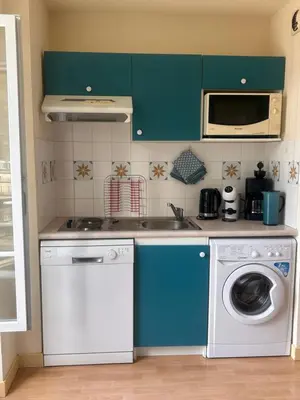 Cuisine ou kitchenette dans l'établissement Grand appartement hyper centre haut standing