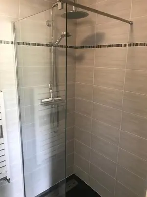 Salle de bains dans l'établissement La crémaillère