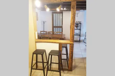 Cuisine ou kitchenette dans l'établissement Le Laguennois T3 de 45m2 A proximité de TULLE