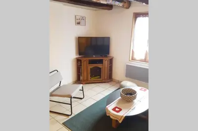 Télévision ou salle de divertissement dans l'établissement Le Laguennois T3 de 45m2 A proximité de TULLE