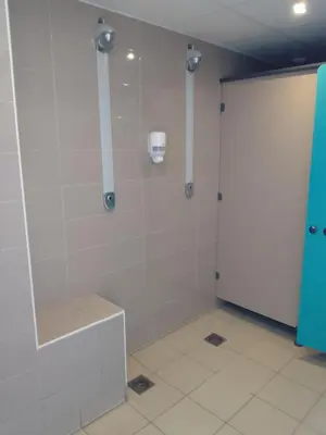 Salle de bains dans l'établissement Appartement dans residence de tourisme