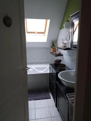 Cuisine ou kitchenette dans l'établissement Chambre climatisée au cœur de brive avec téléviseur connecté wifi Netflix