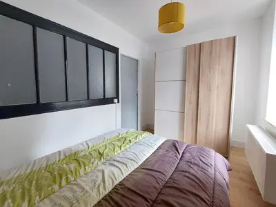 Un ou plusieurs lits dans un hébergement de l'établissement Villa Jean Julien - Les Cascades - Wifi - 2 chambres - 6 personnes - Terrasse