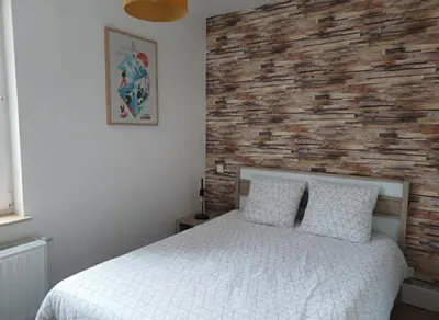 Un ou plusieurs lits dans un hébergement de l'établissement Villa Jean Julien - Les Cascades - Wifi - 2 chambres - 6 personnes - Terrasse