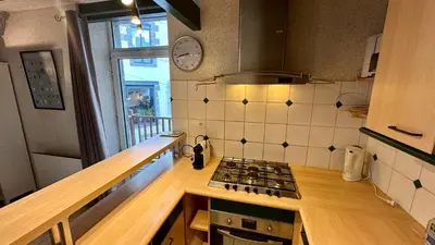 Cuisine ou kitchenette dans l'établissement Residence Montlosier
