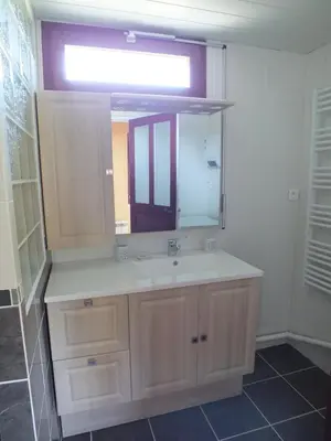 Salle de bains dans l'établissement L'Oustal dè Pèiro