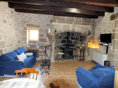 Coin salon dans l'établissement L'Oustal dè Pèiro