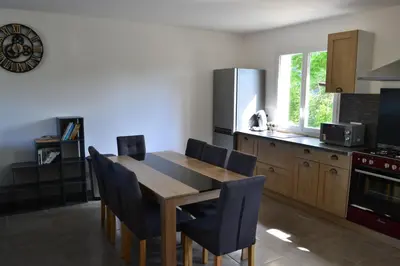 Cuisine ou kitchenette dans l'établissement Maison Cinona