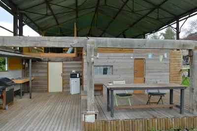 Balcon ou terrasse dans l'établissement Chalet met mooi uitzicht