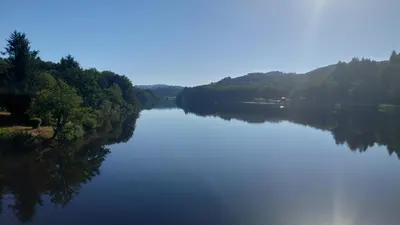 Paysage naturel près de le camping