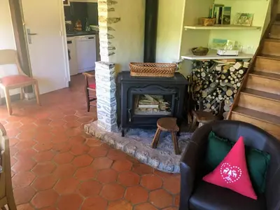 Cuisine ou kitchenette dans l'établissement Chalet Lou Griou