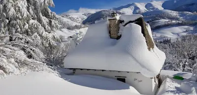 L'établissement Chalet Lou Griou en hiver